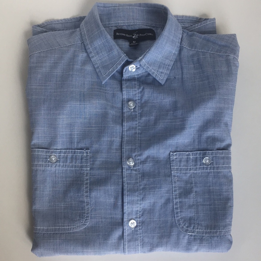 BEVERLY HILLS POLO CLUB Button Down Shirt L/S